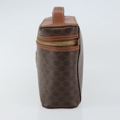 Celine Macadam Vanity Bag Canvas, BROWN, CANVAS, Clutche & pouche