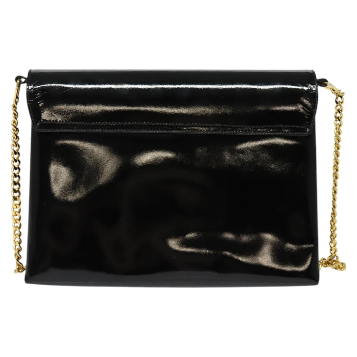 Gucci Vintage Shoulder Bag Patent leather, BLACK, PATENT_LEATHER, Shoulder bag
