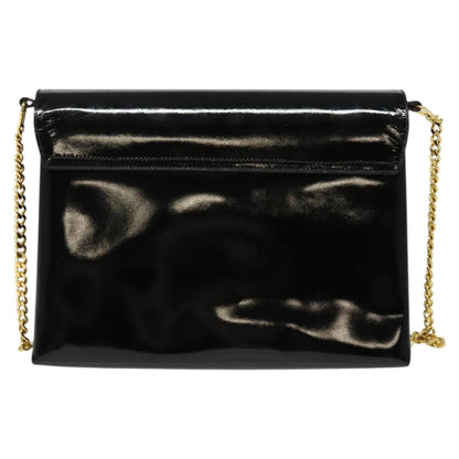Gucci Vintage Shoulder Bag Patent leather, BLACK, PATENT_LEATHER, Shoulder bag