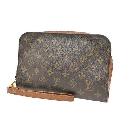 Louis Vuitton Pochette Orsay Monogram Canvas, BROWN, CANVAS, Clutche & pouche