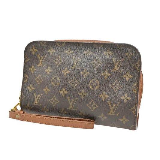 Louis Vuitton Pochette Orsay Monogram Canvas, BROWN, CANVAS, Clutche & pouche