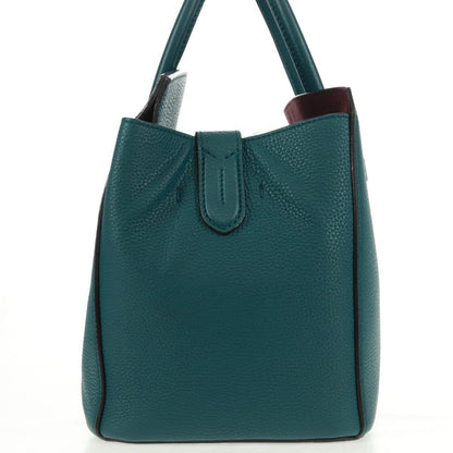 Bally Vintage Handbag Leather, GREEN, LEATHER, Handbag