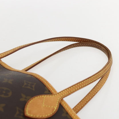 Louis Vuitton Neverfull Tote Monogram Canvas, BROWN, CANVAS, Tote bag