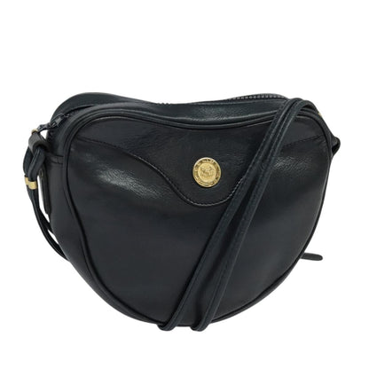 Celine Shoulder Bag Leather, NAVY, LEATHER, Shoulder bag