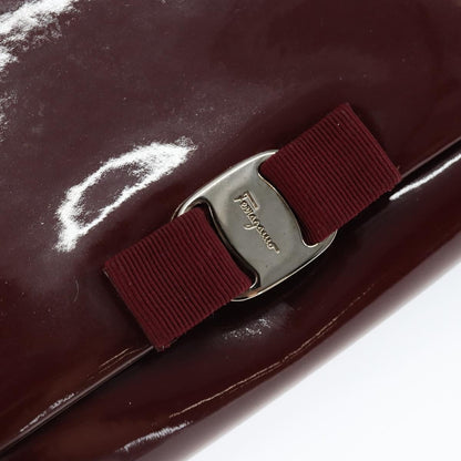 Salvatore Ferragamo Vala Chain Shoulder bag Patent leather, RED, PATENT_LEATHER, Shoulder bag