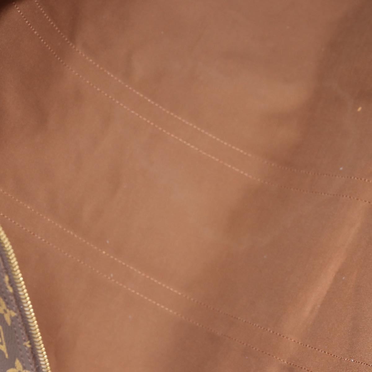 Louis Vuitton Keepall Bag Monogram Canvas, BROWN, CANVAS, Travel bag