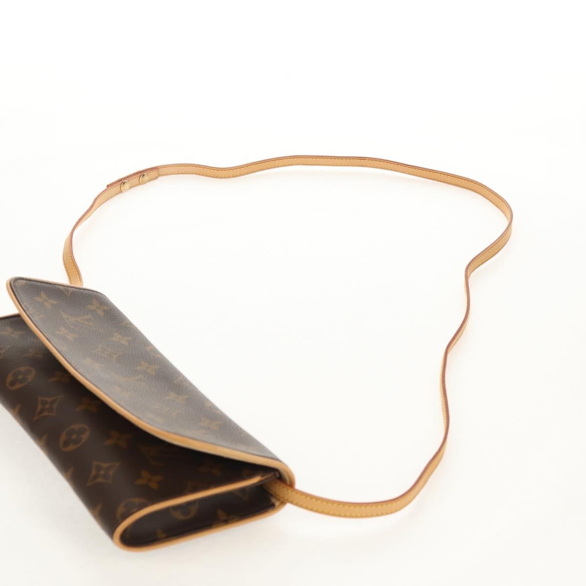 Louis Vuitton Twin Handbag Monogram Canvas, BROWN, CANVAS, Shoulder bag