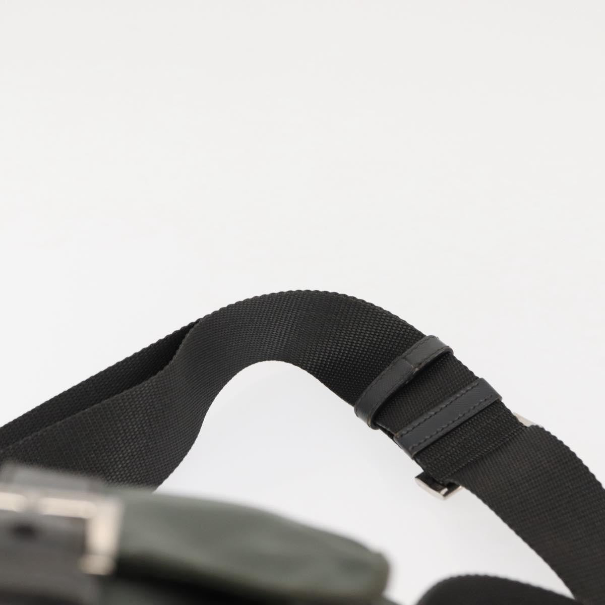 Prada Double Buckle Flap Messenger Bag Tessuto, KHAKI, NYLON, Shoulder bag