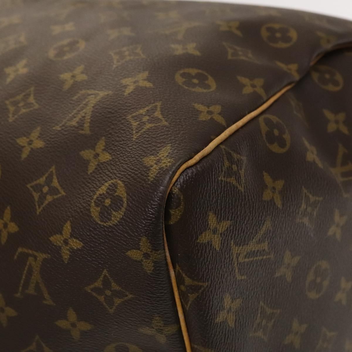 Louis Vuitton Keepall Bag Monogram Canvas, BROWN, CANVAS, Travel bag