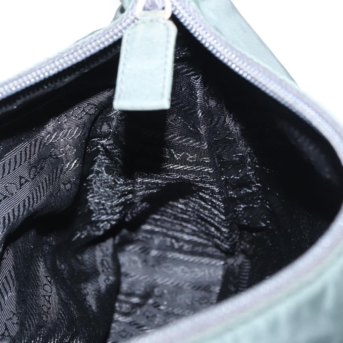 Prada Vintage Shoulder Bag Tessuto, GREEN, NYLON, Shoulder bag