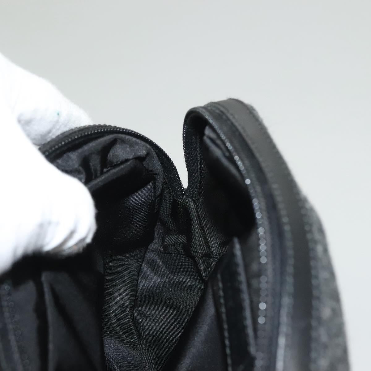 Prada Pochette Wool, BLACK, WOOL, Clutche & pouche