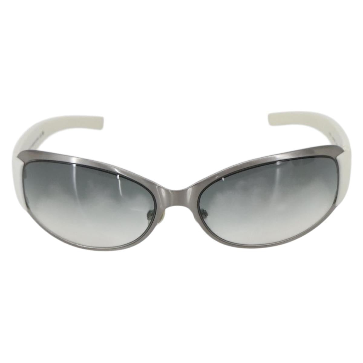 Chanel Logo CC Sunglasses Metal, WHITE, METAL, Sunglasse