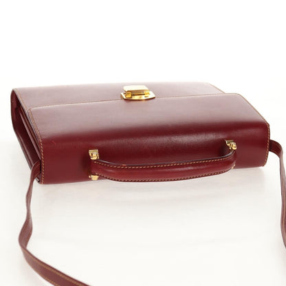 Loewe Leather Briefcase Leather, RED, LEATHER, Briefcase