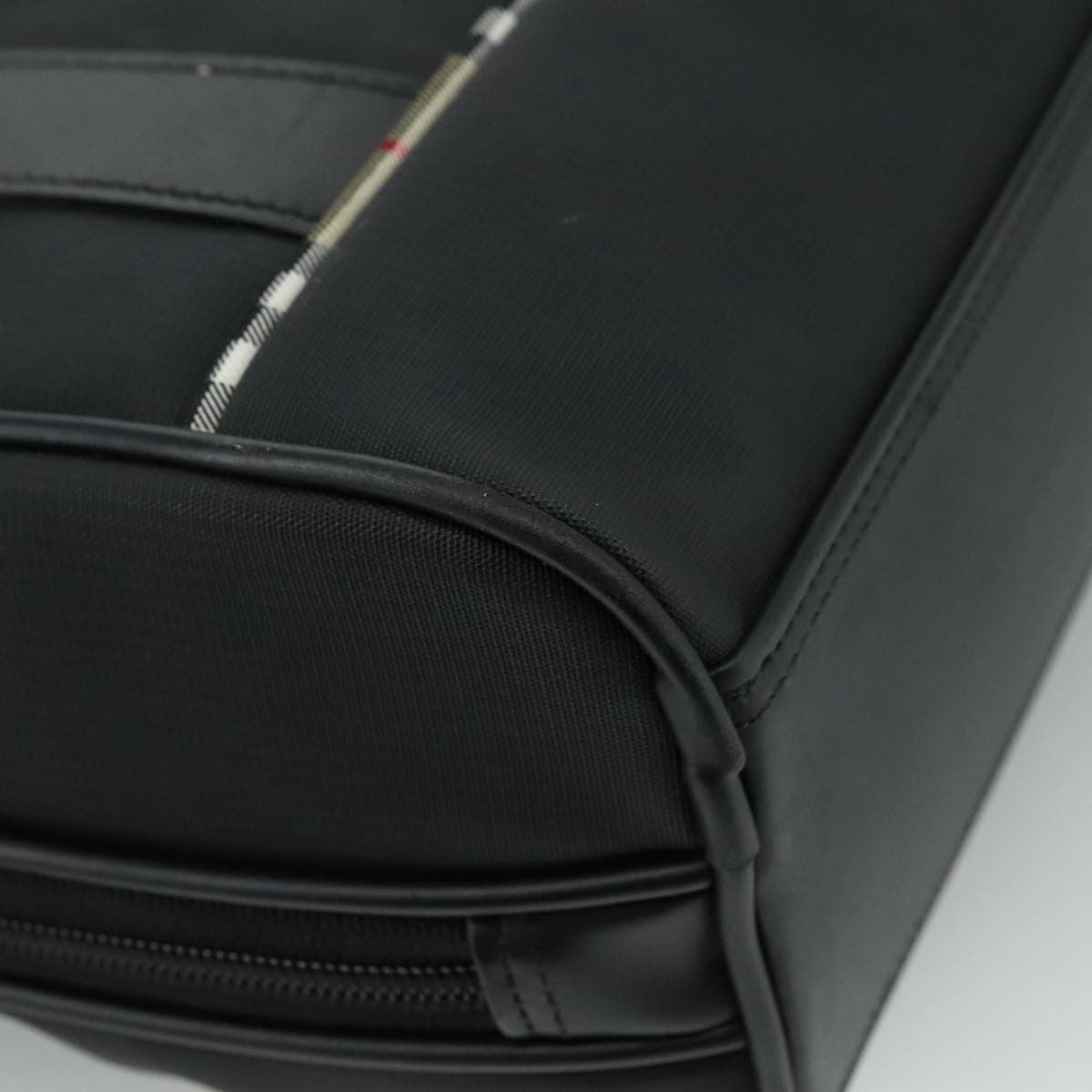 Burberry Golf handbag Nylon, BLACK, NYLON, Handbag