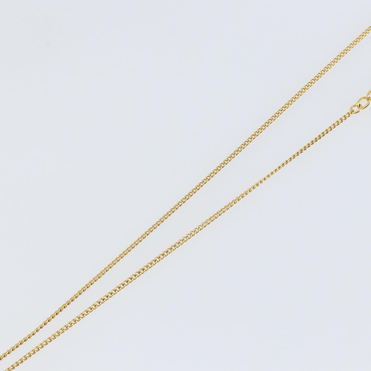 Christian Dior CD Heart Necklace Metal, GOLD, METAL, Necklace