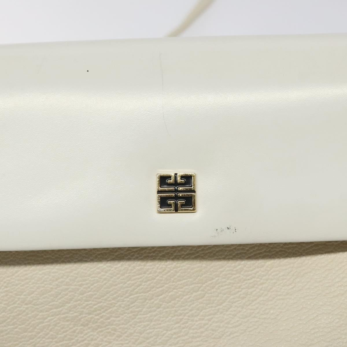 Givenchy Vintage 4G shoulder bag Leather, WHITE, LEATHER, Shoulder bag
