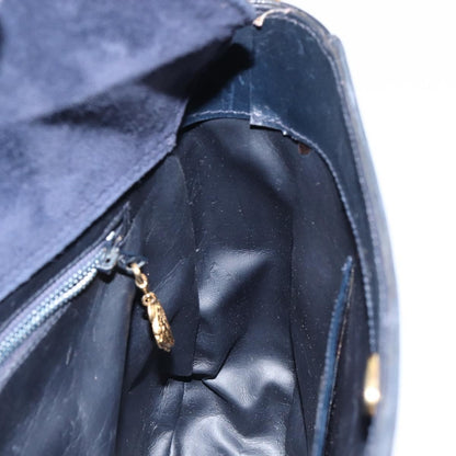 Gucci Vintage Handbag Suede, NAVY, SUEDE, Handbag