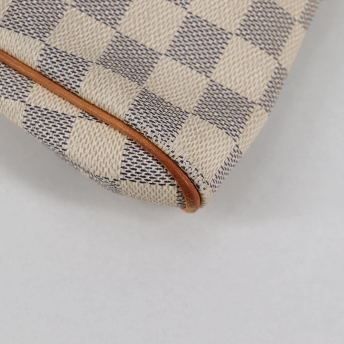 Louis Vuitton Eva Handbag Damier, WHITE, CANVAS, Shoulder bag