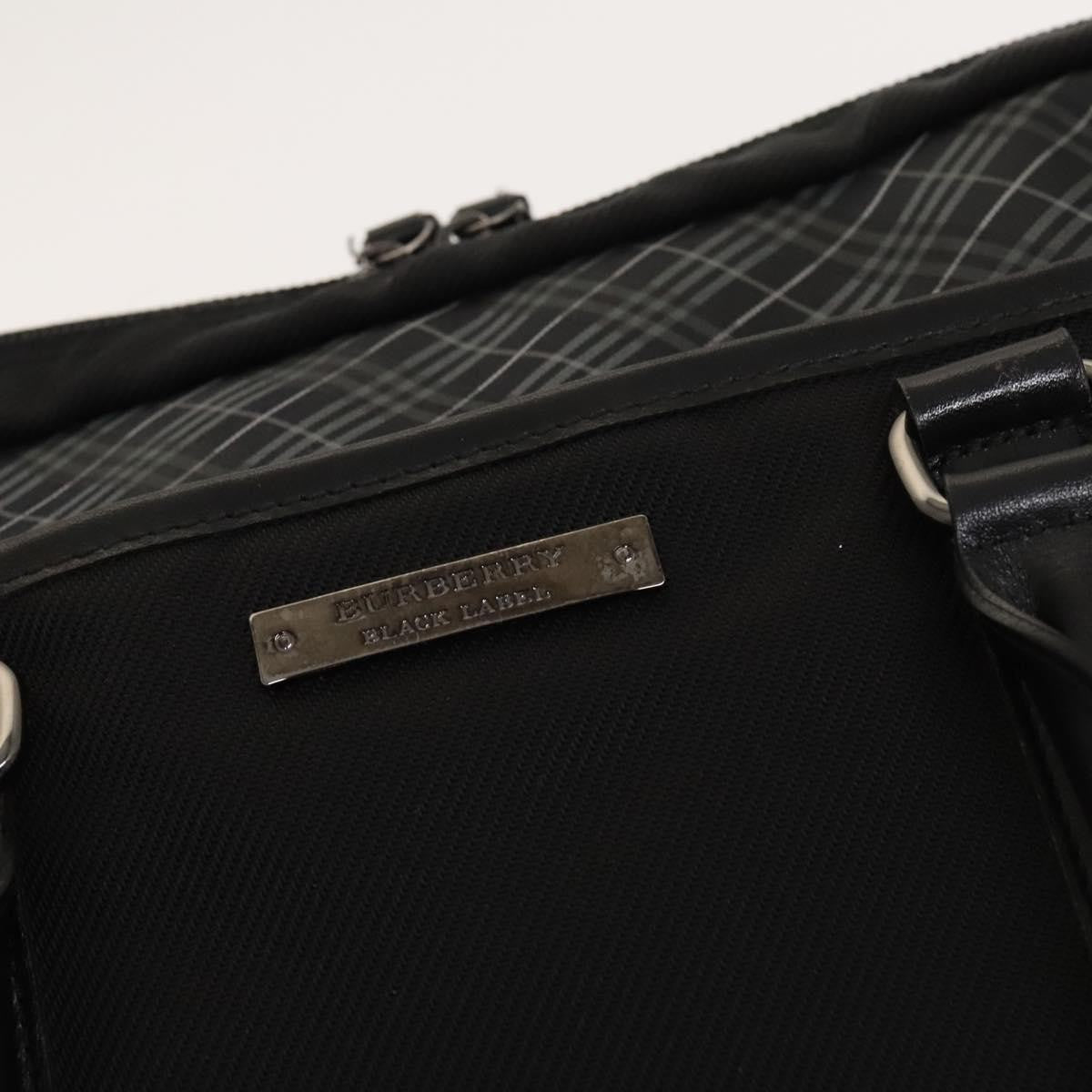 Burberry Black Label Business Bag Canvas, BLACK, CANVAS, Briefcase