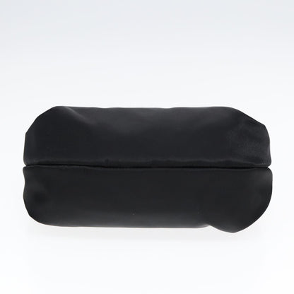 Salvatore Ferragamo Vintage Chain Shoulder Bag Nylon, BLACK, NYLON, Shoulder bag