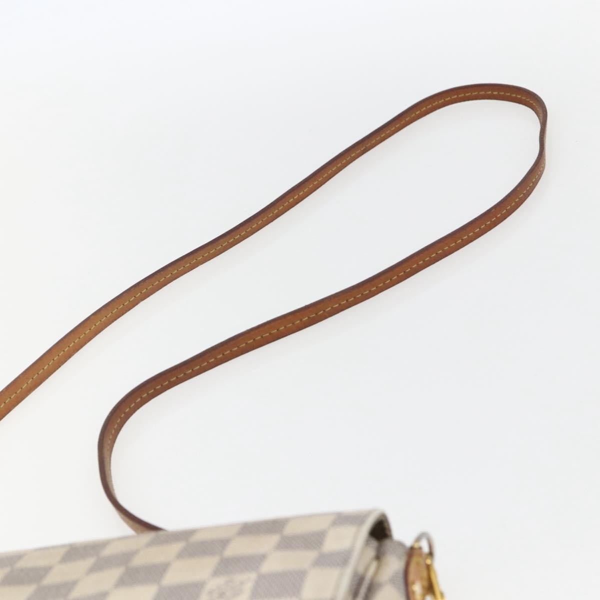 Louis Vuitton Favorite Handbag Damier, WHITE, CANVAS, Clutche & pouche