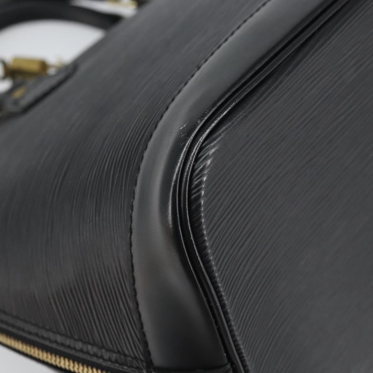 Louis Vuitton Alma Handbag Epi Leather, BLACK, LEATHER, Handbag