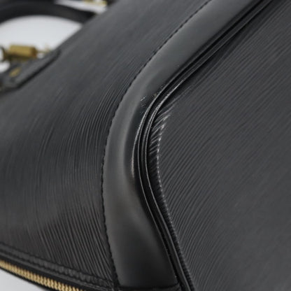 Louis Vuitton Alma Handbag Epi Leather, BLACK, LEATHER, Handbag