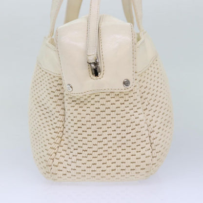 Chanel Zip Shoulder Bag Canvas, BEIGE, CANVAS, Shoulder bag