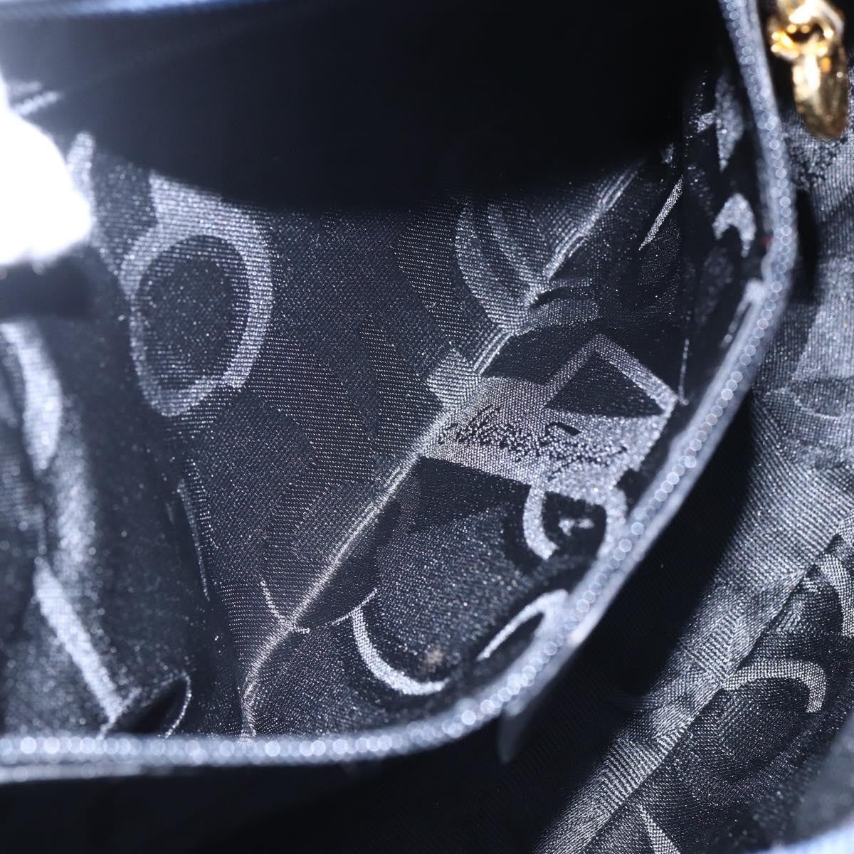 Salvatore Ferragamo Vala Shoulder Bag Leather, NAVY, LEATHER, Shoulder bag