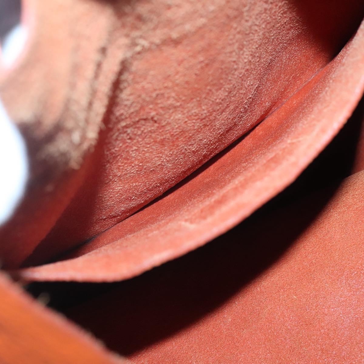 Prada Vintage Tote Leather, Orange, Leather, Tote Bag