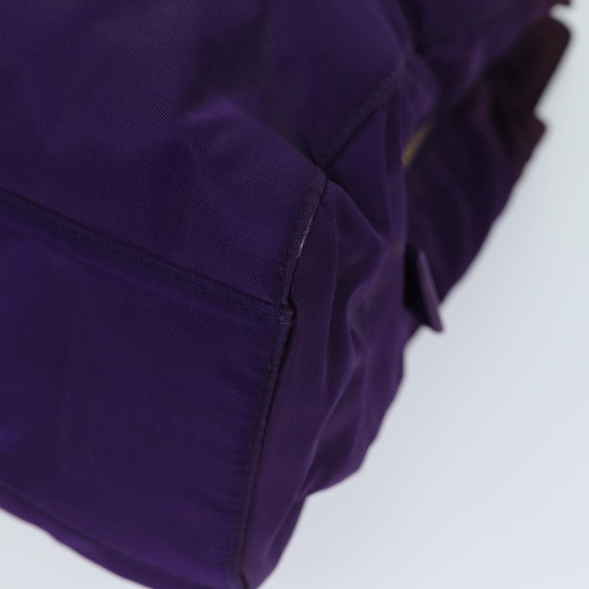 Prada Convertible Chain Tote Quilted Tessuto, PURPLE, NYLON, Shoulder bag