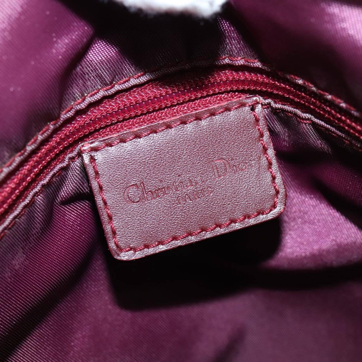 Christian Dior Trotteur Tote Bag Canvas, RED, CANVAS, Tote bag