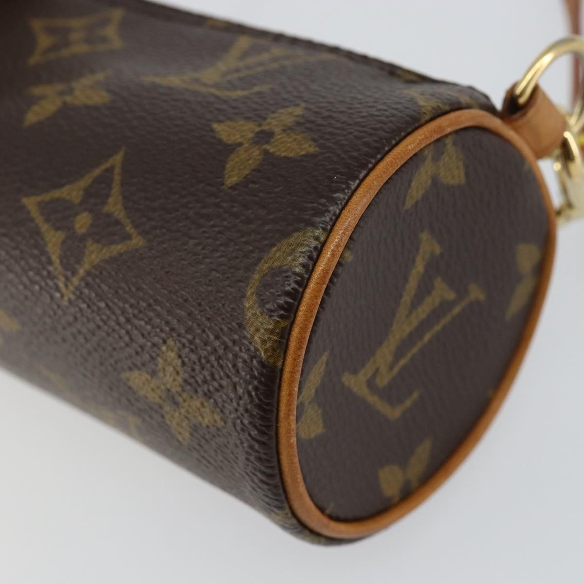 Louis Vuitton Papillon Pochette Monogram Canvas, BROWN, CANVAS, Handbag