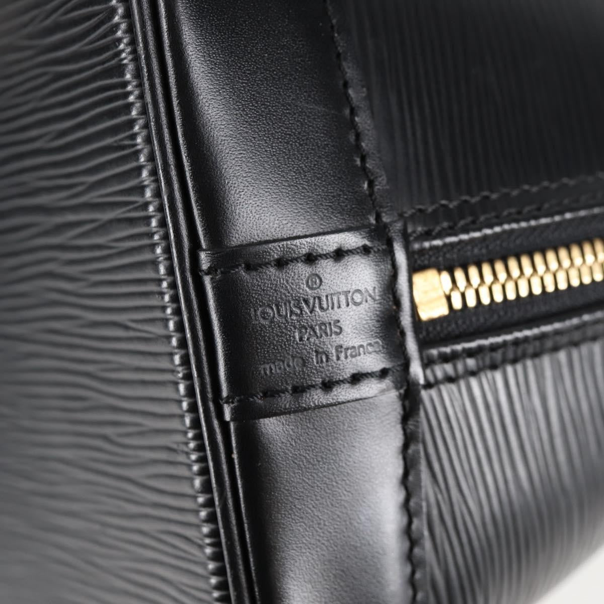 Louis Vuitton Alma Handbag Epi Leather, BLACK, LEATHER, Handbag