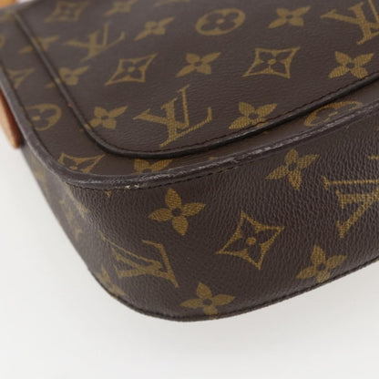Louis Vuitton Saint Cloud Handbag Monogram Canvas, BROWN, CANVAS, Shoulder bag