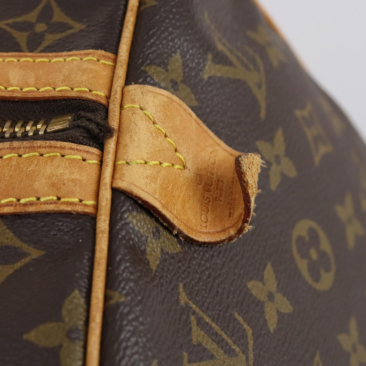 Louis Vuitton Sac Souple Handbag Monogram Canvas, BROWN, CANVAS, Travel bag