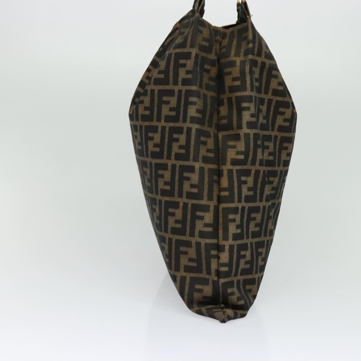 Fendi Zucca Tote bag FF motif, BROWN, CANVAS, Tote bag