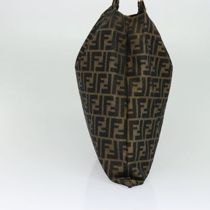 Fendi Zucca Tote bag FF motif, BROWN, CANVAS, Tote bag