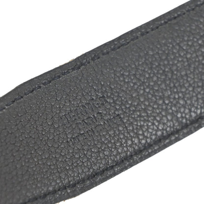 Hermes Constance Reversible Belt Leather, BLACK, LEATHER, Belts