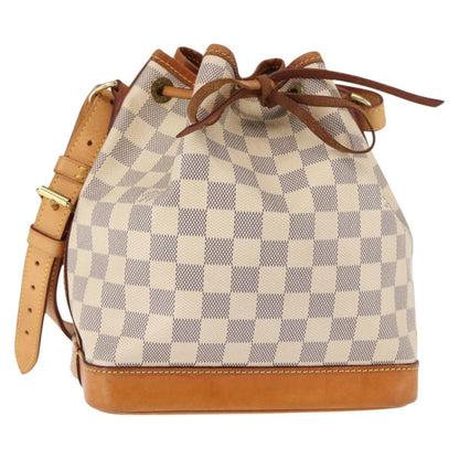 Louis Vuitton Noe Handbag Damier, WHITE, CANVAS, Handbag