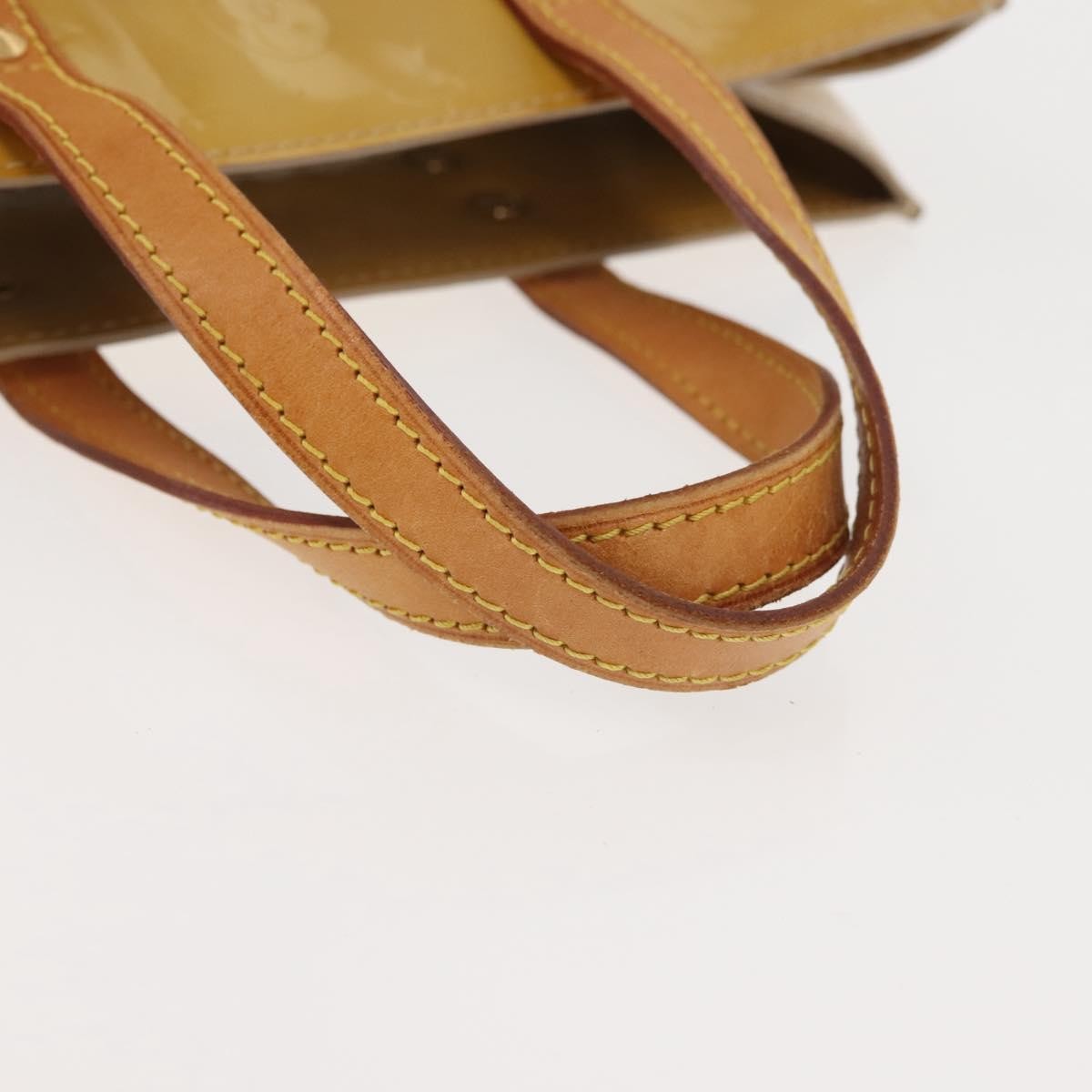 Louis Vuitton Reade Handbag Monogram Vernis, BEIGE, PATENT_LEATHER, Handbag