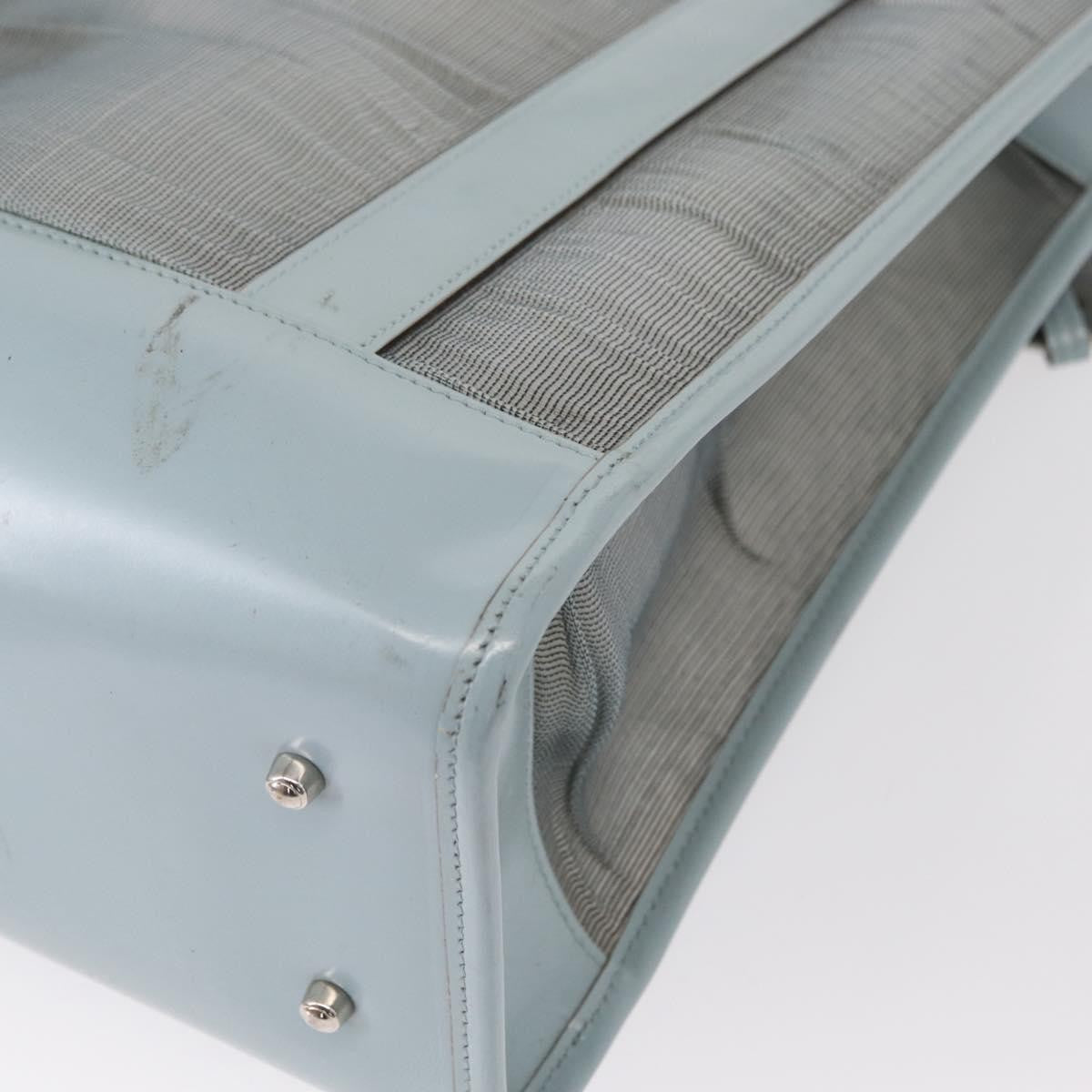 Gucci Vintage tote Leather, BLUE, LEATHER, Tote bag