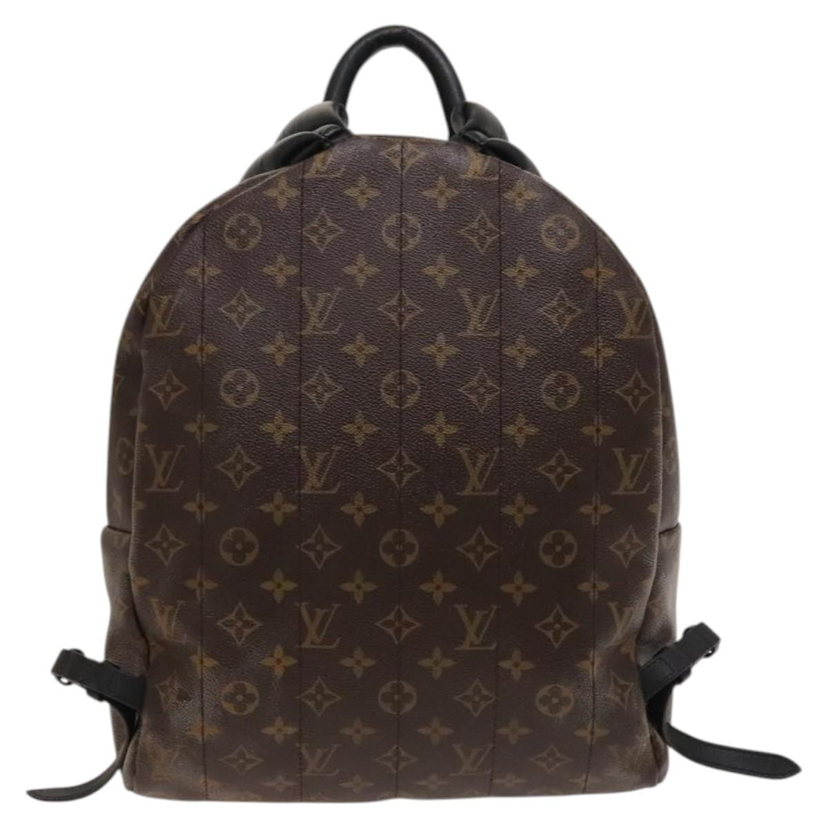 Louis Vuitton Palm Springs Backpack Monogram Canvas, BROWN, CANVAS, Backpack