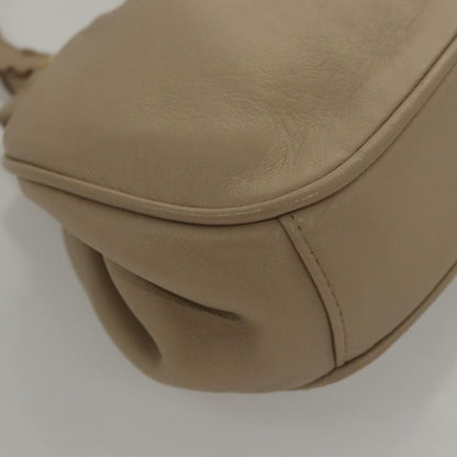 Celine Handbag Leather, BEIGE, LEATHER, Handbag