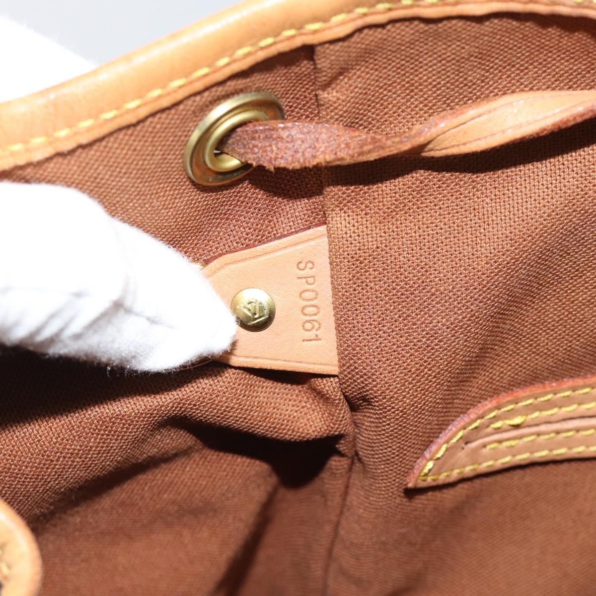Louis Vuitton Vintage Montsouris Backpack Monogram Canvas, Brown, Canvas, Backpack
