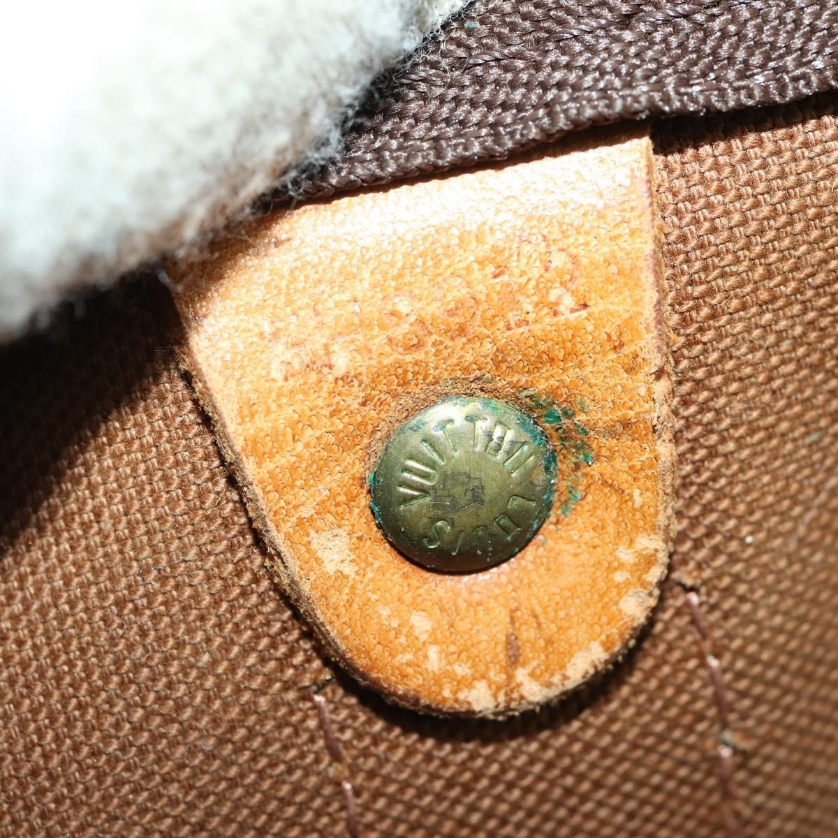 Louis Vuitton Keepall Bandouliere Bag Monogram Canvas, BROWN, CANVAS, Travel bag