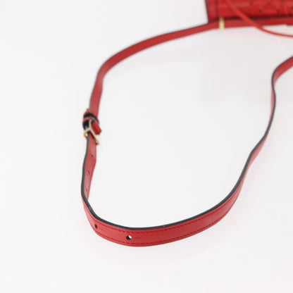 Loewe Barcelona Shoulder Bag Leather, RED, LEATHER, Shoulder bag