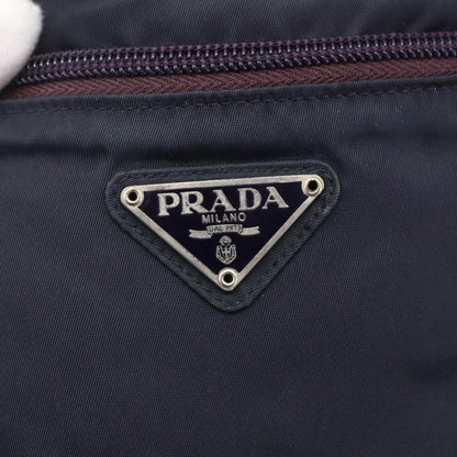 Prada Front Pocket Messenger Bag Tessuto, PURPLE, NYLON, Shoulder bag