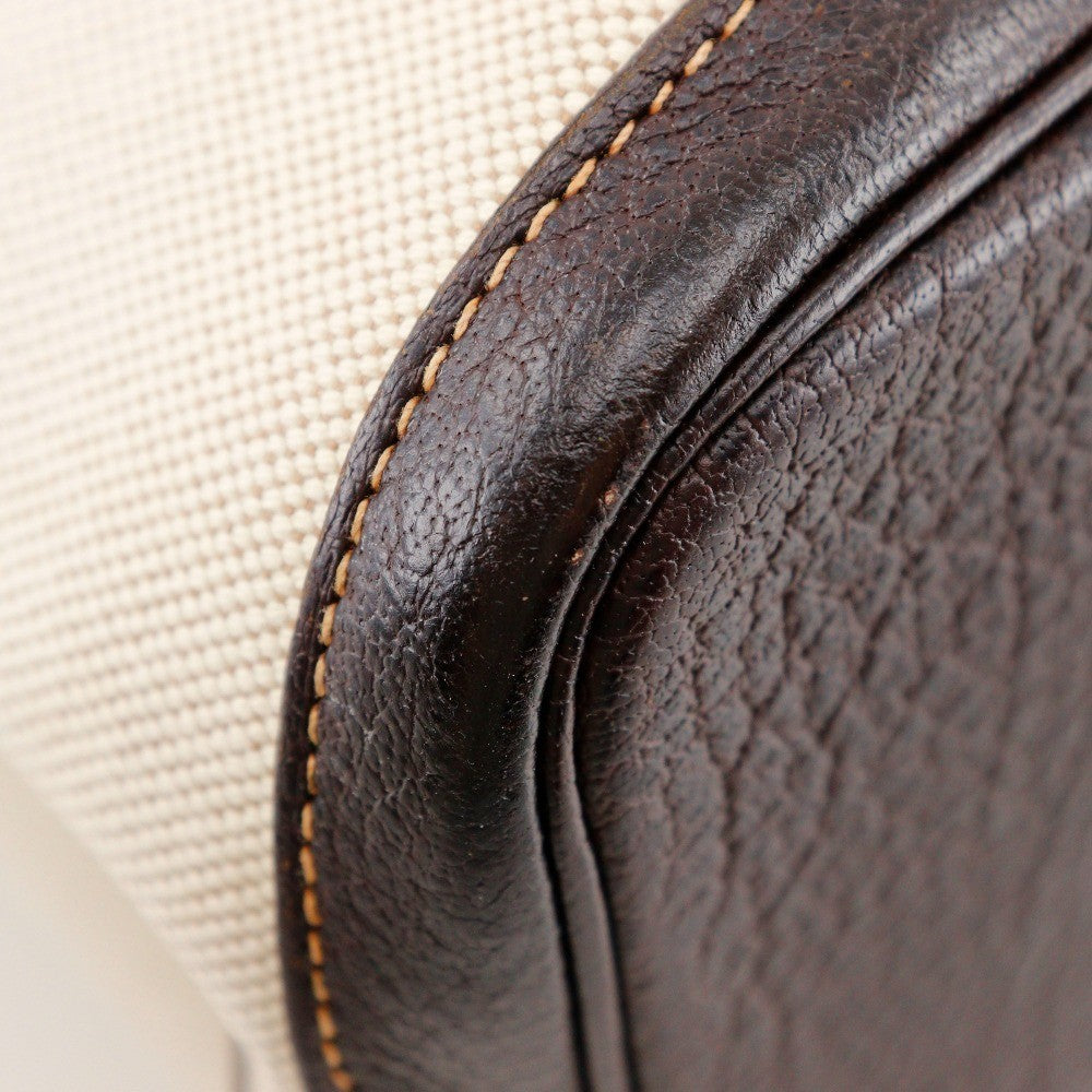 Hermes Garden Party Tote Toile and Leather, BEIGE, CANVAS, Tote bag