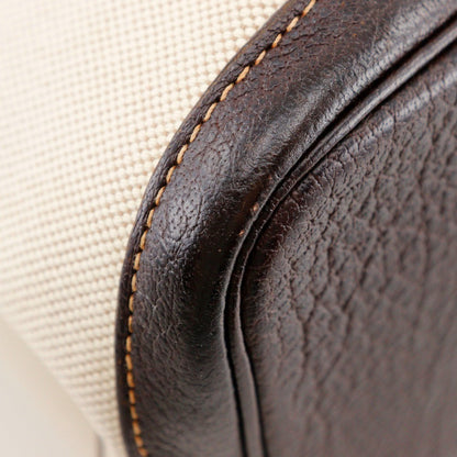 Hermes Garden Party Tote Toile and Leather, BEIGE, CANVAS, Tote bag